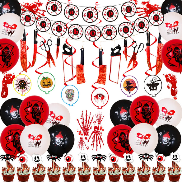 Wholesale Halloween Balloon Suit Latex Round Ornament Balloon For Party Decoration