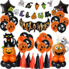 Wholesale Halloween Flag And Balloon Combination Latex Material Round Shape Party Decoration