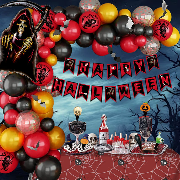 Wholesale Halloween Latex Balloon Suit Round Shape Party Decoration Props For Atmosphere Layout