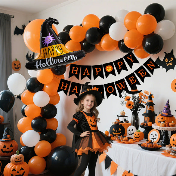 Wholesale Halloween Party Decoration Balloon Set Made Of Latex In Round Shape