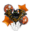 Wholesale Halloween Pumpkin Witch Shape Aluminum Film Foil Balloon For Party Decoration