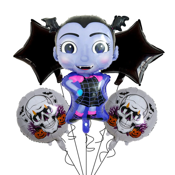 Wholesale Halloween Pumpkin Witch Shape Aluminum Film Foil Balloon For Party Decoration