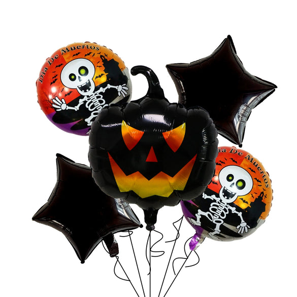 Wholesale Halloween Pumpkin Witch Shape Aluminum Film Foil Balloon For Party Decoration