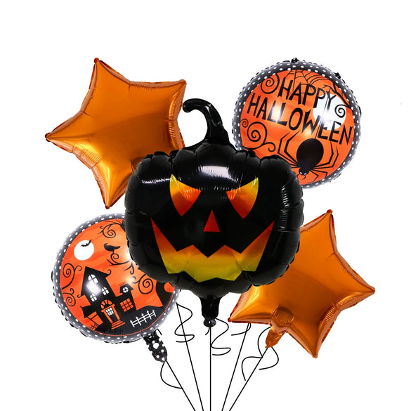 Wholesale Halloween Pumpkin Witch Shape Aluminum Film Foil Balloon For Party Decoration