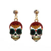 Wholesale Halloween Punk Skull Earrings Made Of Alloy With Cartoon Characters Design