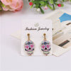 Wholesale Halloween Punk Skull Earrings Made Of Alloy With Cartoon Characters Design