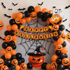 Wholesale Halloween Theme Party Decoration Pumpkin Flag Latex Bat Balloon Set