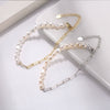 Wholesale Hand Jewelry S925 Silver Natural Pearl Handmade French Light Luxury Electroplating Women's Simple Minimalist Style