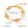 Wholesale Hand Jewelry Stainless Steel Electroplated Bracelet For Women With Heart Star Geometric Animal Zodiac Patterns