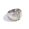 Wholesale Hand Jewelry Stainless Steel 18K Gold Plated Geometric Ring For Women