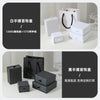 Wholesale Hand Kneaded Black And White Jewelry Packaging Box Made Of Paper And Cardboard For Rings And Necklaces