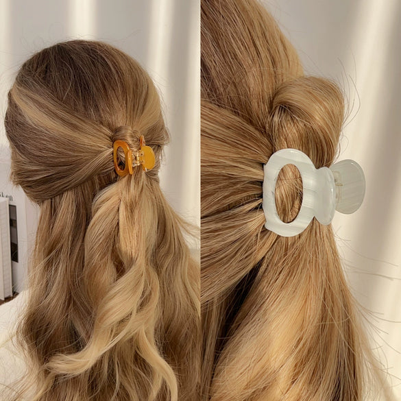 Wholesale Handmade Acetic Acid Cute Women's Hair Grip Clip For Horsetail And Bangs Fixing
