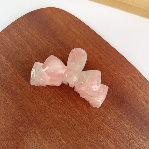 Wholesale Handmade Acetic Acid Elegant Bow Hair Clip For Women