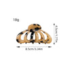 Wholesale Handmade Acetic Acid Light Luxury Geometric Hollow Hair Accessories For Girls Lantern And Pumpkin Clip Styles