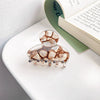 Wholesale Handmade Acetic Acid Plate Simple Floral French Retro Hairpin For Women
