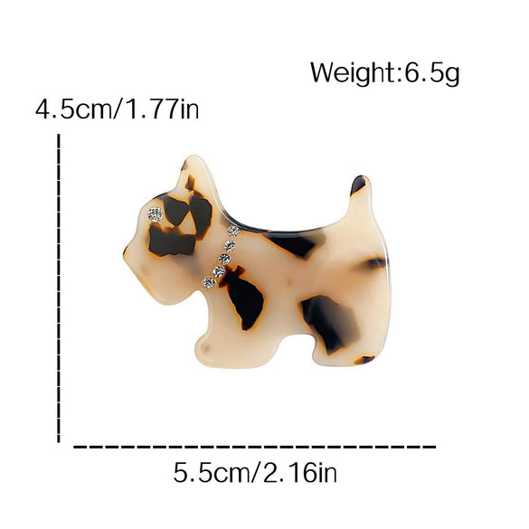 Wholesale Handmade Acetic Acid Puppy Style Duckbill Hair Clip For Women Hair Accessories