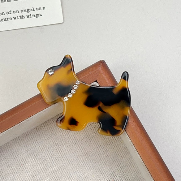 Wholesale Handmade Acetic Acid Puppy Style Duckbill Hair Clip For Women Hair Accessories