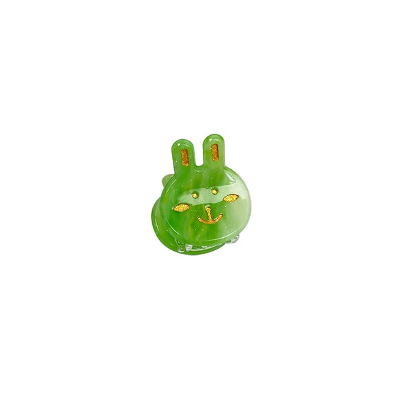 Wholesale Handmade Acetic Acid Rabbit Hairpin For Women Cute Hair Accessory