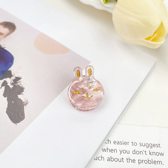 Wholesale Handmade Acetic Acid Rabbit Hairpin For Women Cute Hair Accessory
