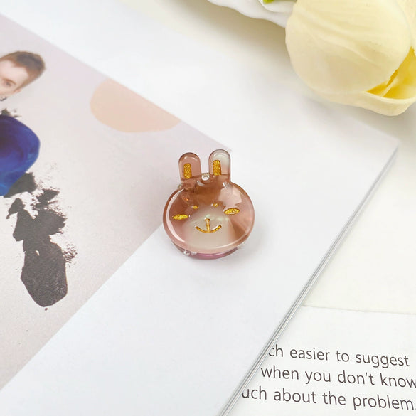 Wholesale Handmade Acetic Acid Rabbit Hairpin For Women Cute Hair Accessory