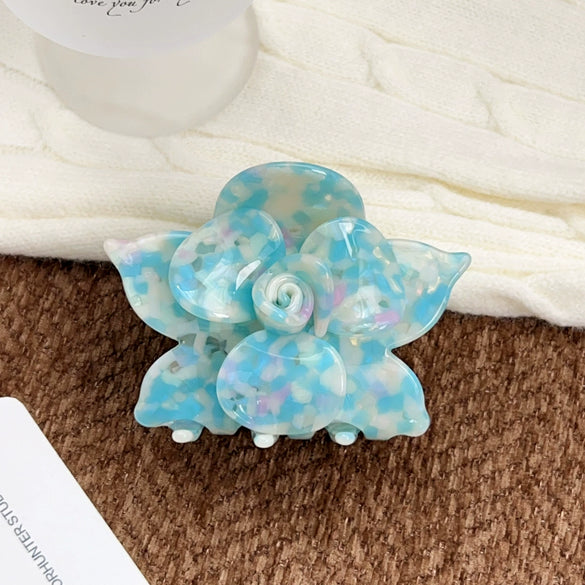 Wholesale Handmade Acetic Acid Sweet Style Flower Women's Hair Clips