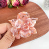 Wholesale Handmade Acetic Acid Threedimensional Heartshaped Flower Hair Accessories For Girls