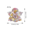 Wholesale Handmade Acetic Acid Threedimensional Heartshaped Flower Hair Accessories For Girls