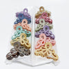 Wholesale Handmade Acrylic Hair Gratching Clip With Letters Numbers Text Style For Women