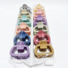 Wholesale Handmade Acrylic Hair Gratching Clip With Letters Numbers Text Style For Women