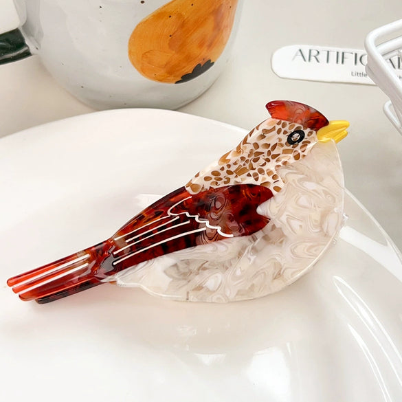 Wholesale Handmade Animal Design Acetate Hair Shark Clip For Women