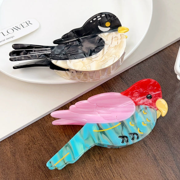 Wholesale Handmade Animal Design Acetate Hair Shark Clip For Women