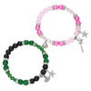 Wholesale Handmade Beaded Alloy Wicked Bracelet With Geometric Design And Witch Hat Princess Magic Wand Pendant