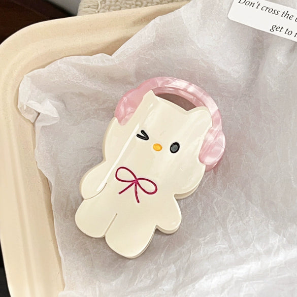 Wholesale Handmade Cartoon Cat Acetic Acid Hairpin For Girls Lovely Animal Style