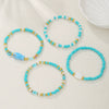 Wholesale Handmade Ceramic Rice Bead Bracelet With Animal And Zodiac Pattern Unisex Style