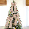 Wholesale Handmade Cloth Christmas Bow Ornaments Pendant For Christmas Tree Decorations
