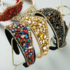 Wholesale Handmade Cloth Headband In Light Luxury Style Baroque Retro Exaggerated Design For Women