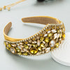 Wholesale Handmade Cloth Headband In Light Luxury Style Baroque Retro Exaggerated Design For Women