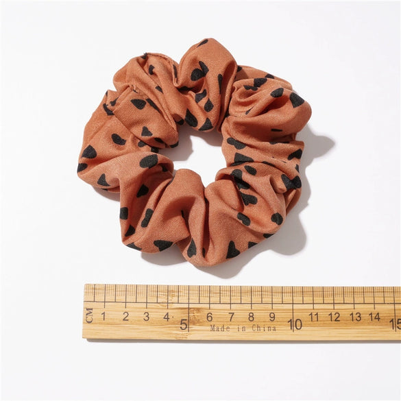Wholesale Handmade Cloth Heart Hair Ring For Girls High Elasticity Summer New Ins Style