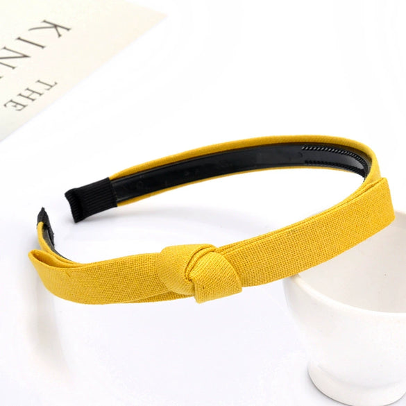 Wholesale Handmade Cloth Knotted Bow Headband For Women Hair Accessories