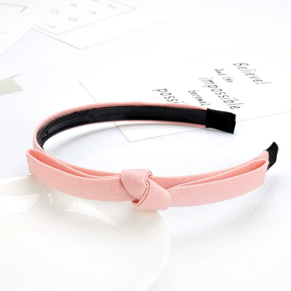 Wholesale Handmade Cloth Knotted Bow Headband For Women Hair Accessories