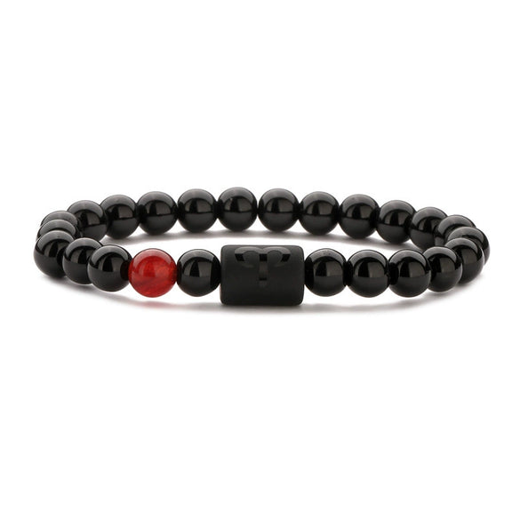Wholesale Handmade Constellation Agate Elastic Bracelet