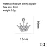 Wholesale Handmade Copper Jewelry Accessories With Inlaid Zircon And Cartoon Characters Angel Boy Girl Small Pendant Diy Necklace