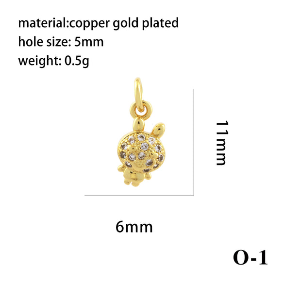 Wholesale Handmade Copper Jewelry Accessories With Inlaid Zircon And Cartoon Characters Angel Boy Girl Small Pendant Diy Necklace
