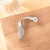 Wholesale Handmade Copper Wings Earrings With Electroplating Simple And Natural Style For Women
