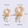 Wholesale Handmade Diy S925 Sterling Silver Round Bead Holder Earrings Pendant Needle Holder With Electroplating