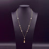 Wholesale Handmade Drop Shape Retro Pearl Long Necklace For Women With Metal And Water Wave Chain