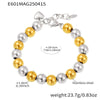 Wholesale Handmade Electroplated Geometric Stainless Steel Beaded Bracelet For Women