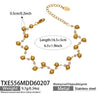 Wholesale Handmade Electroplated Stainless Steel Light Luxury Necklace And Bracelet Set For Women