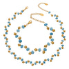 Wholesale Handmade Electroplated Stainless Steel Light Luxury Necklace And Bracelet Set For Women