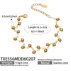 Wholesale Handmade Electroplated Stainless Steel Light Luxury Necklace And Bracelet Set For Women